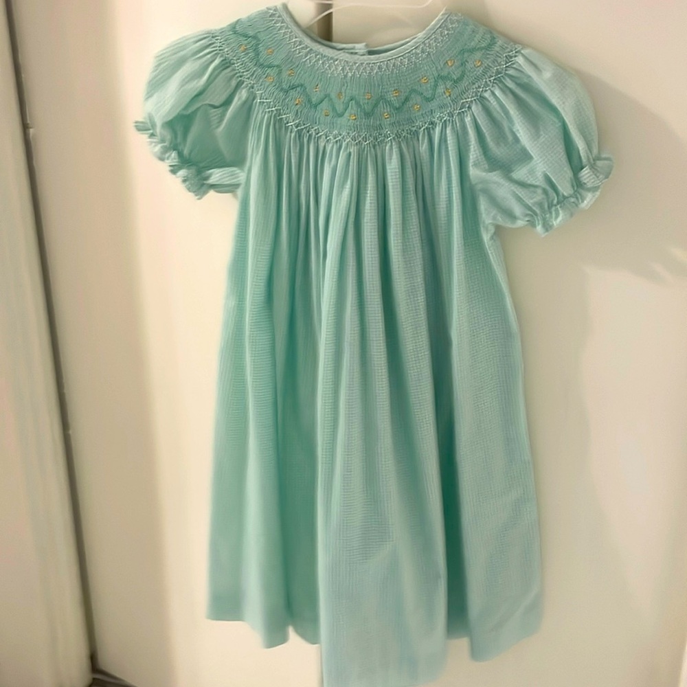 Beautiful smocked short sleeve dress